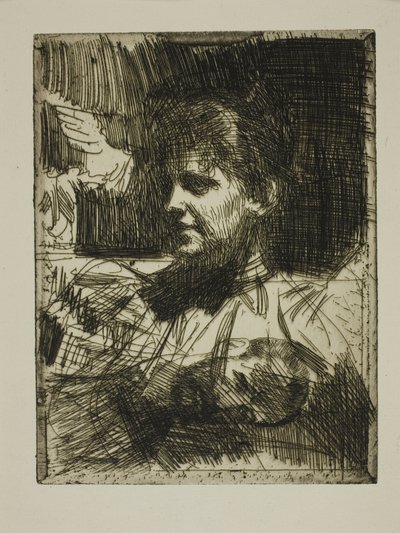 Gerda Hagborg I ("To Please") af Anders Leonard Zorn