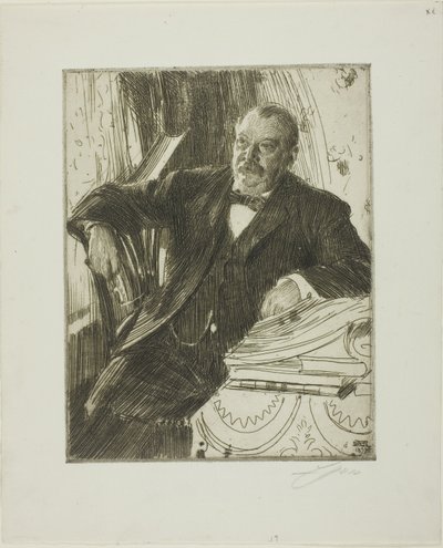 Grover Cleveland II af Anders Leonard Zorn