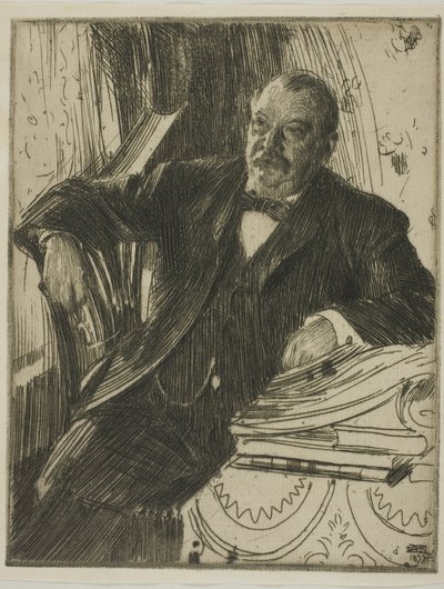 Grover Cleveland II af Anders Leonard Zorn