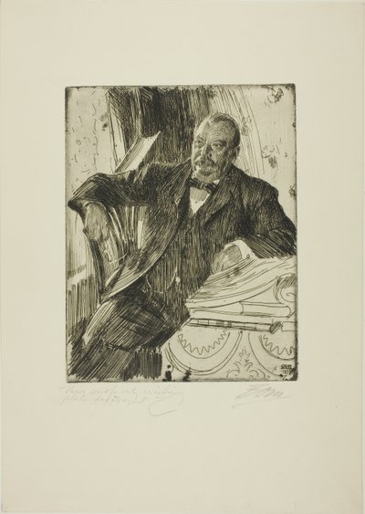 Grover Cleveland II af Anders Leonard Zorn