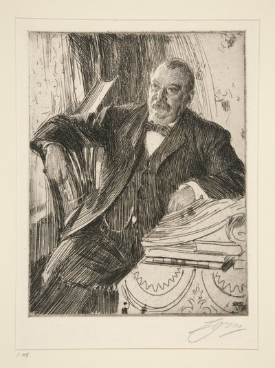 Grover Cleveland II af Anders Leonard Zorn