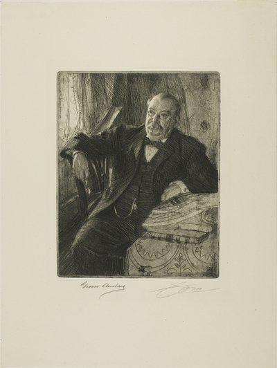 Grover Cleveland I af Anders Leonard Zorn