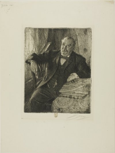 Grover Cleveland I af Anders Leonard Zorn