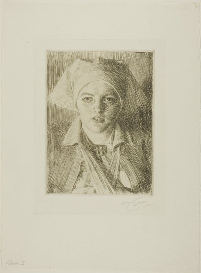 Gulli II af Anders Leonard Zorn