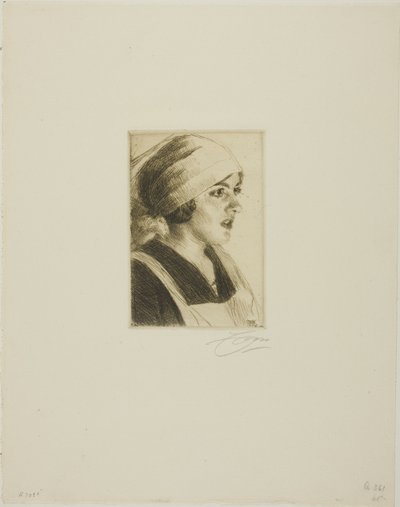 Gully I af Anders Leonard Zorn