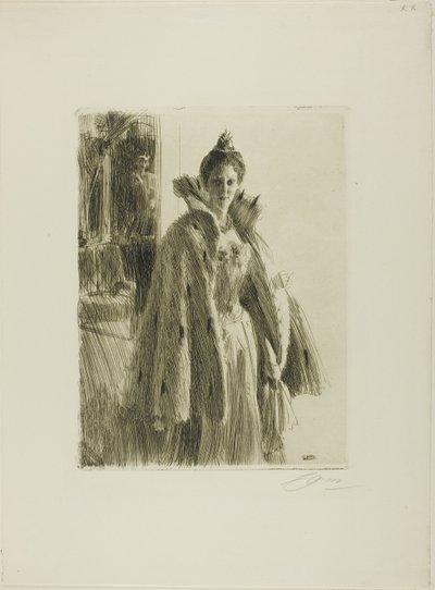 H. R. H. Prinsesse Ingeborg af Sverige II af Anders Leonard Zorn