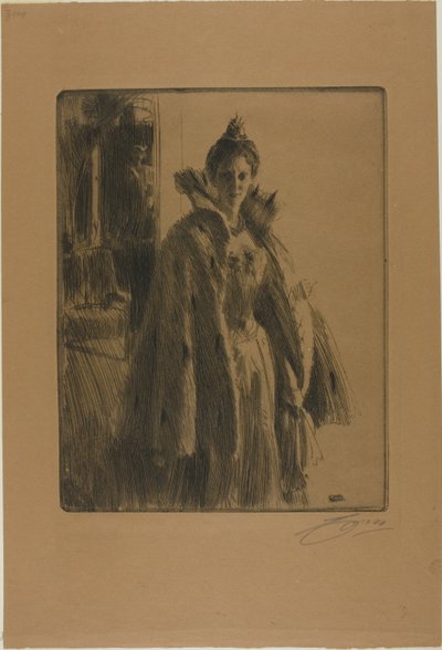 H. R. H. Prinsesse Ingeborg af Sverige II af Anders Leonard Zorn