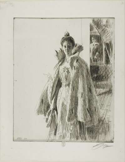H. R. H. Prinsesse Ingeborg af Sverige I af Anders Leonard Zorn