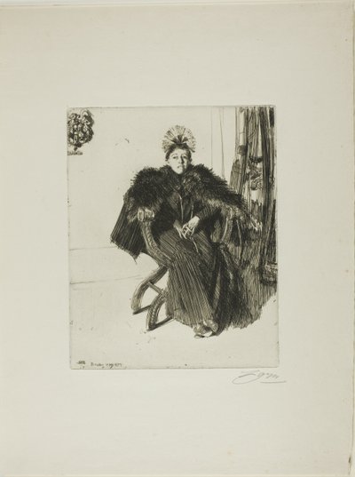 Isabella Gardner af Anders Leonard Zorn