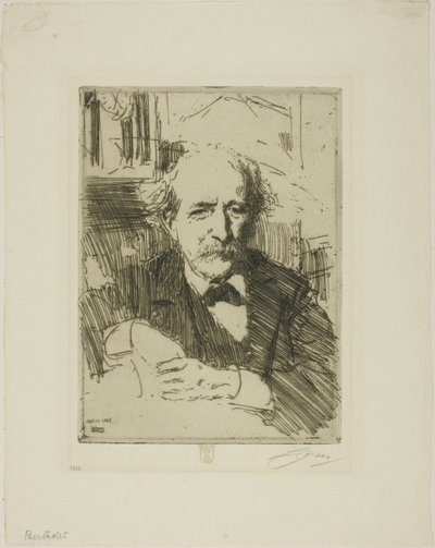 Marcellin Berthelot af Anders Leonard Zorn