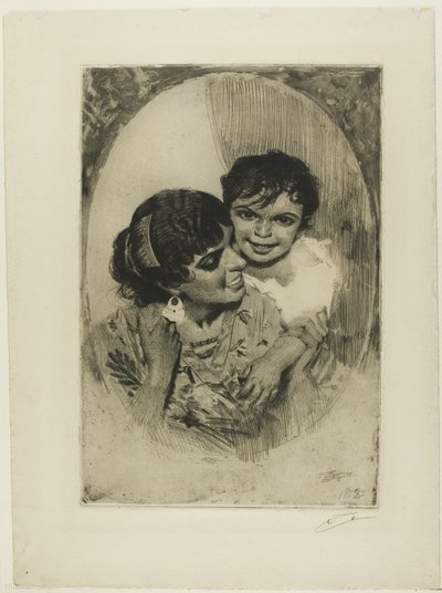 Maternal Delight III af Anders Leonard Zorn