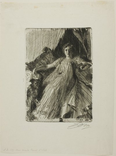 Maud Cassel (Mrs. Ashley) af Anders Leonard Zorn