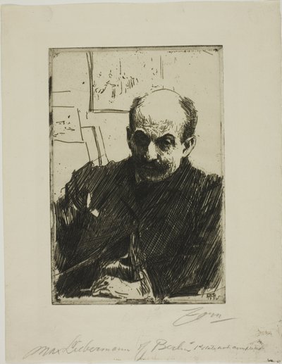 Max Lieberman af Anders Leonard Zorn