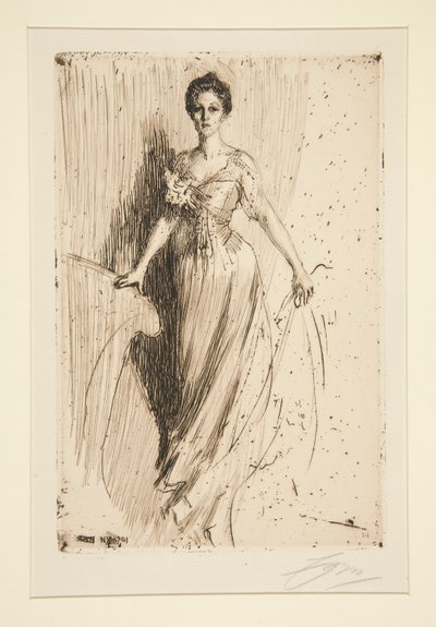Frøken Ludman af Anders Leonard Zorn