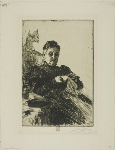Mme Lamm II af Anders Leonard Zorn
