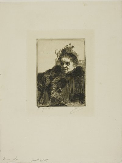 Mme Simon I af Anders Leonard Zorn
