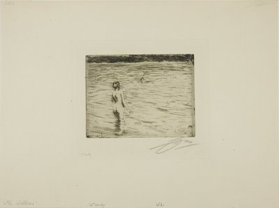 Mor bader af Anders Leonard Zorn