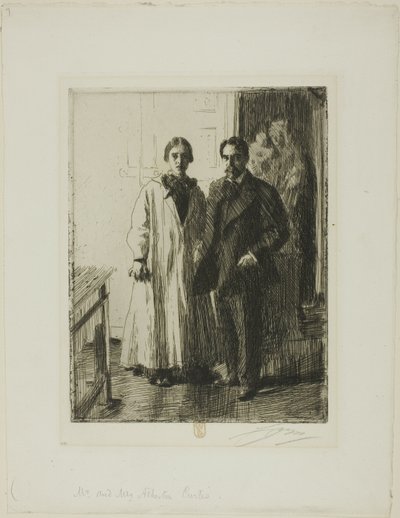 Mr. og Mrs. Atherton Curtis af Anders Leonard Zorn