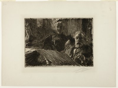 hr. og fru Fürstenberg af Anders Leonard Zorn