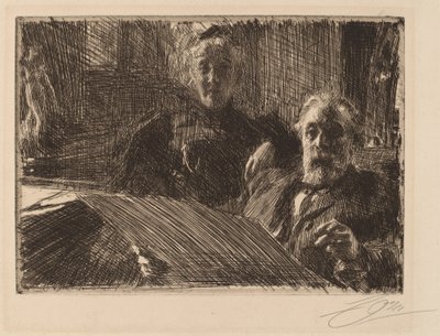 hr. og fru Furstenburg af Anders Leonard Zorn