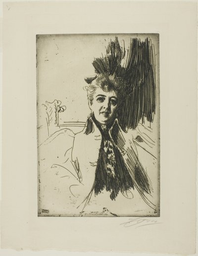 Fru Potter Palmer af Anders Leonard Zorn
