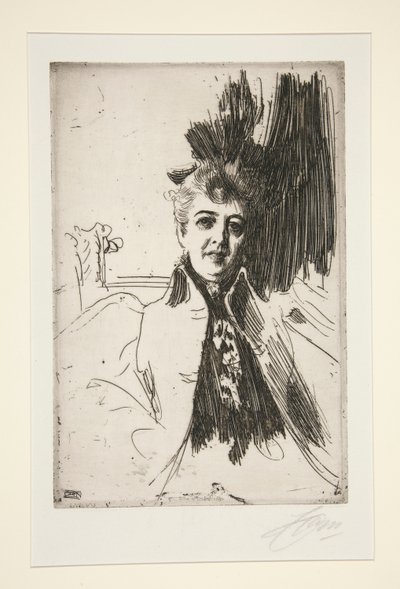 Fru Potter Palmer af Anders Leonard Zorn