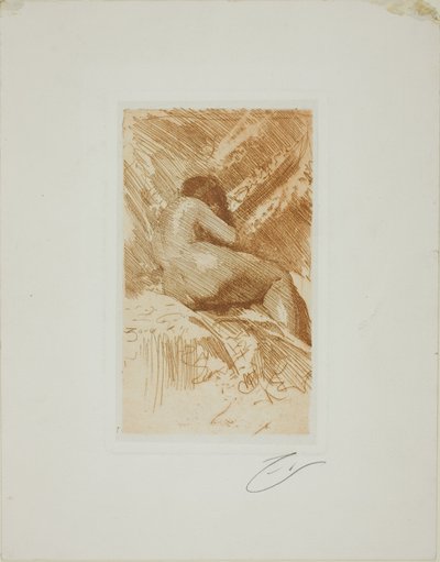 Nøgenstudie af Anders Leonard Zorn