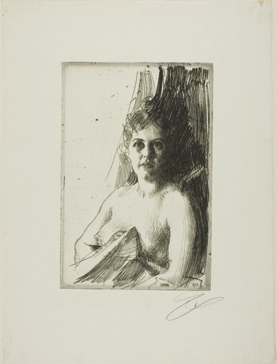 Nøgenstudie III af Anders Leonard Zorn