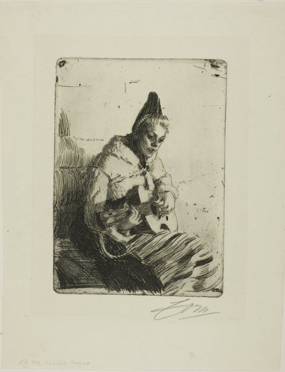 Gammel Ballade II af Anders Leonard Zorn
