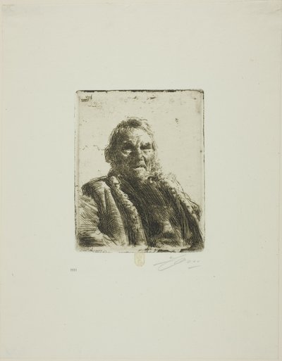 Old Soldier ("Prinsen") af Anders Leonard Zorn