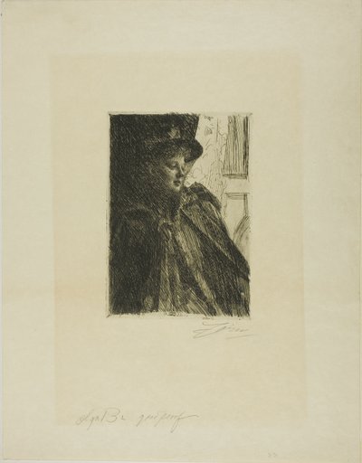 Olga Bratt af Anders Leonard Zorn