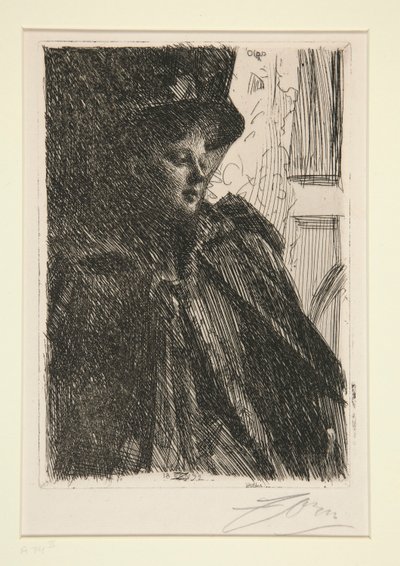 Olga Bratt af Anders Leonard Zorn