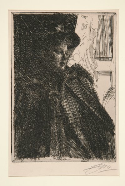 Olga Bratt af Anders Leonard Zorn