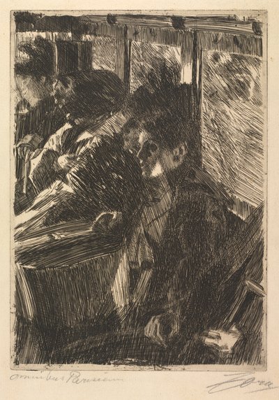 Omnibus af Anders Leonard Zorn