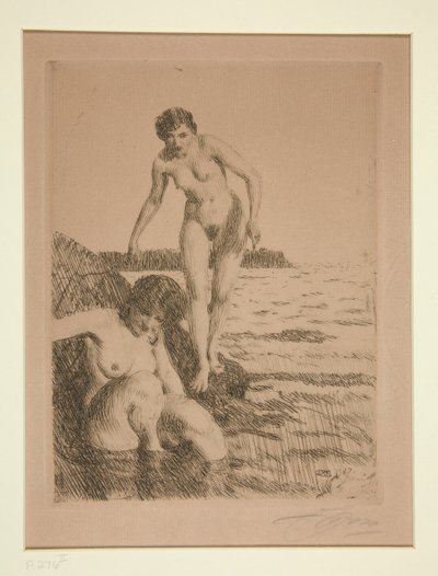 På Hemso Island af Anders Leonard Zorn