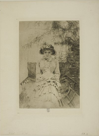 På Themsen af Anders Leonard Zorn
