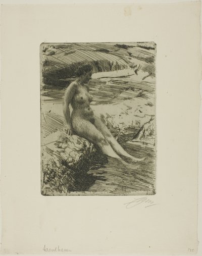 Sand Havn af Anders Leonard Zorn