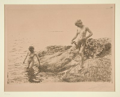 Seaward Skerries af Anders Leonard Zorn