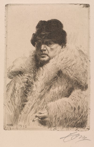 Selvportræt af Anders Leonard Zorn