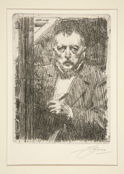 Selvportræt af Anders Leonard Zorn