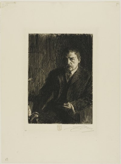 Selvportræt 1904 I af Anders Leonard Zorn