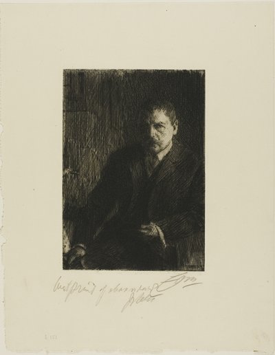 Selvportræt 1904 I af Anders Leonard Zorn