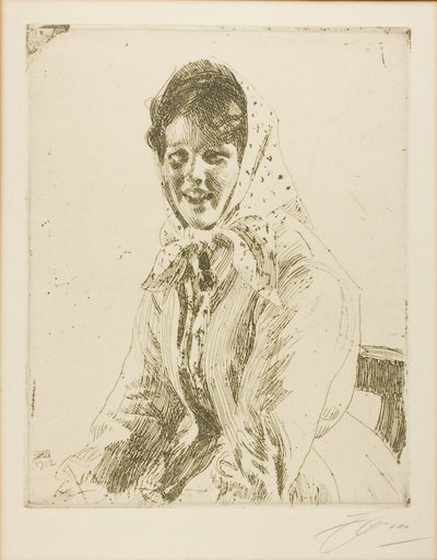 En Skeri-pige af Anders Leonard Zorn