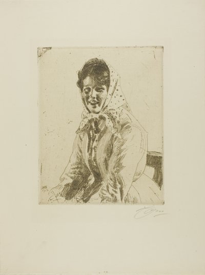 En Skeri-pige af Anders Leonard Zorn
