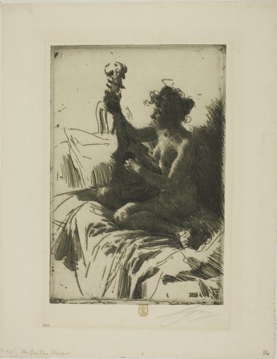 Souvenir eller Guitaren af Anders Leonard Zorn