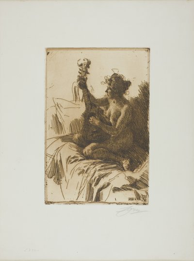 Souvenir eller Guitaren af Anders Leonard Zorn