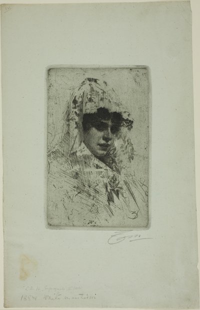 Spansk kvinde af Anders Leonard Zorn