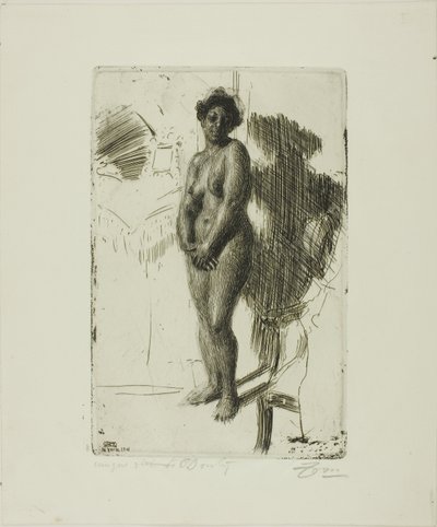 Stående Sort af Anders Leonard Zorn