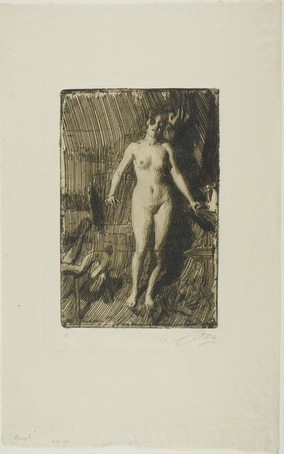 Stående model af Anders Leonard Zorn
