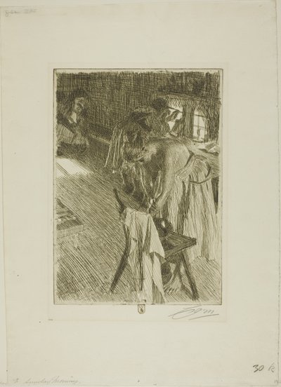 Søndag morgen af Anders Leonard Zorn